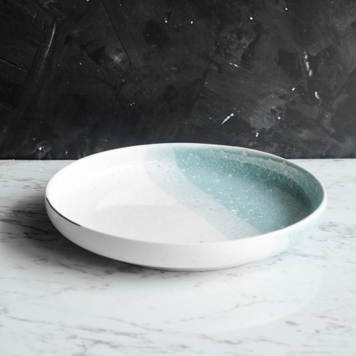 Pastel Blue Salad Plate 8"