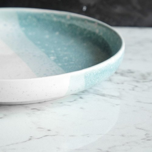 Pastel Blue Salad Plate 8" 2