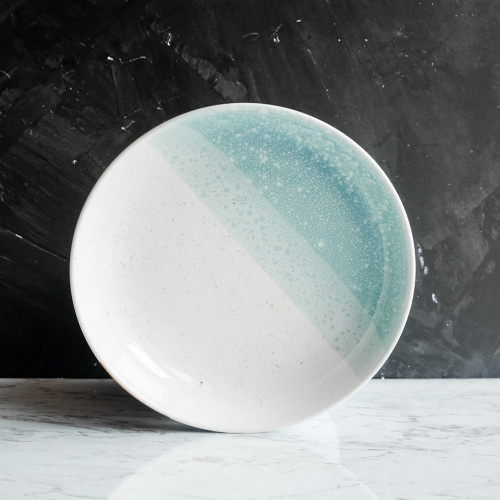 Pastel Blue Coupe Plate 8"