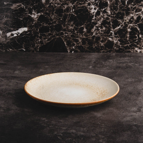 Torched Cream Salad Plate 8" 3