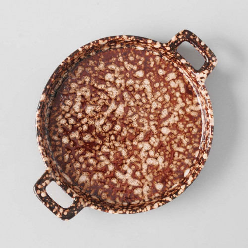 Kiriku Round Plate with Handle 8" 2