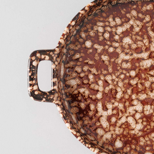 Kiriku Round Plate with Handle 8" 3