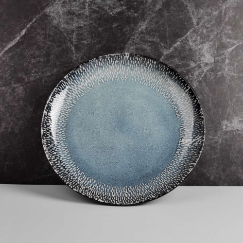 Darkblue Morsel Salad Plate 8"
