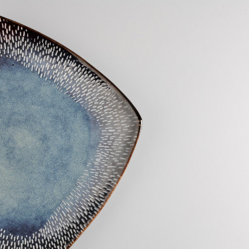 Darkblue Morsel Square Dinner Plate 10.5" 5