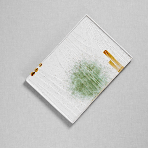 White Serene Rectangular Platter 22.5 x 18.5cm 4