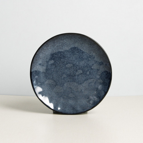 Polished Blue Salad Plate 8"