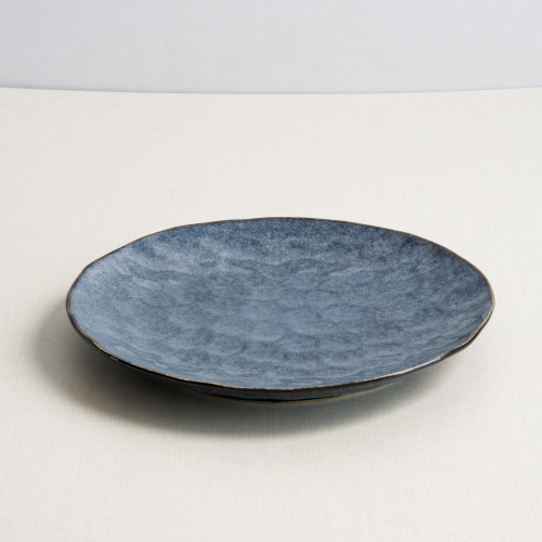 Polished Blue Dinner Plate 10" 2
