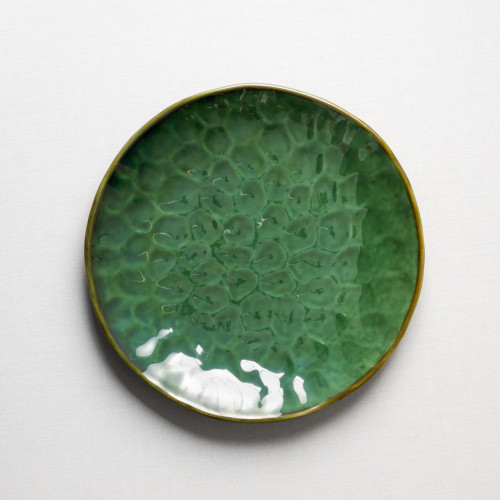 Polished Green Dinner Plate 10" 4