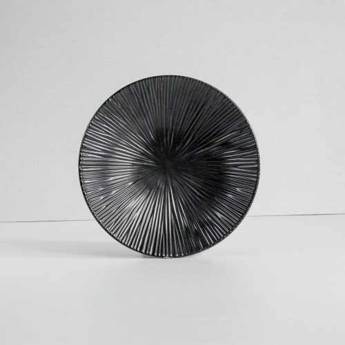 Rotary Black Salad Plate 8.8"