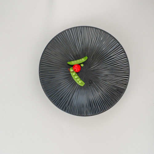 Rotary Black Salad Plate 8.8" 3