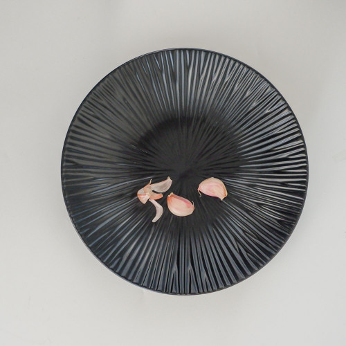 Rotary Black Dinner Plate 10.6" 3