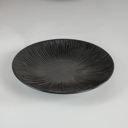 Rotary Black Dinner Plate 10.6" 5
