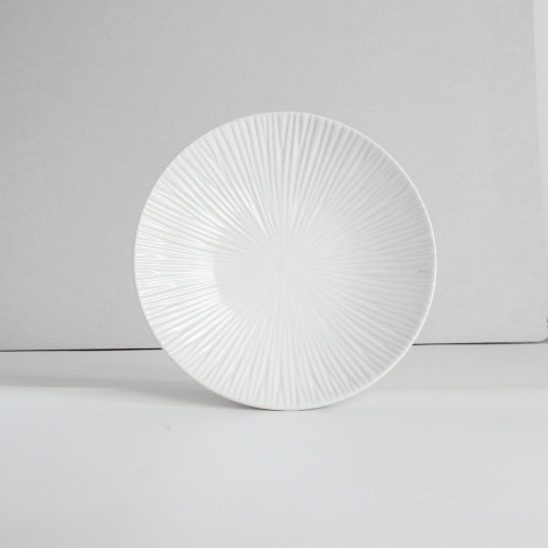Rotary White Salad Plate 8.8"