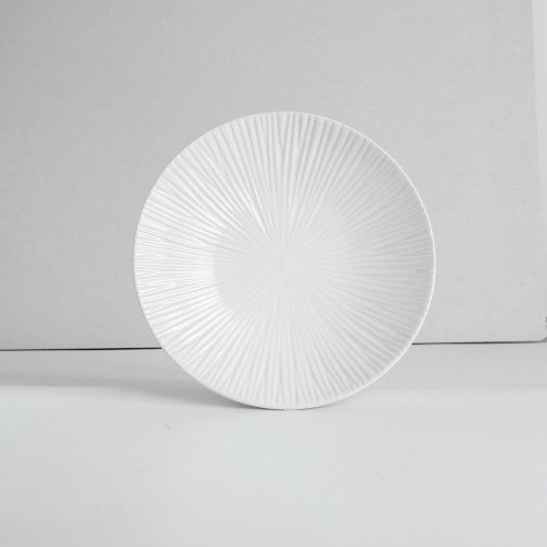 Rotary White Dinner Plate 10.6"