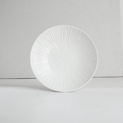 Rotary White Dinner Plate 10.6"