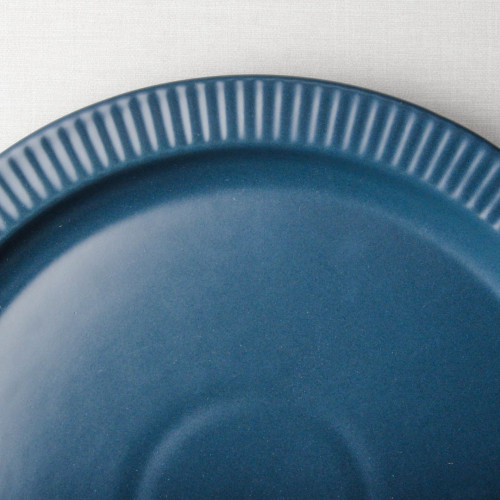 Ridged Side 8.5" Flat Plate - Royal Blue 2