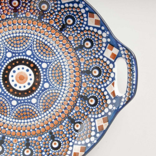 Ancala Round Dinner Plate 9" 3