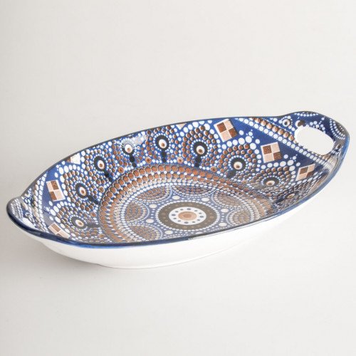 Ancala Oval Plate 11" 2