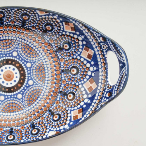 Ancala Oval Plate 11" 4