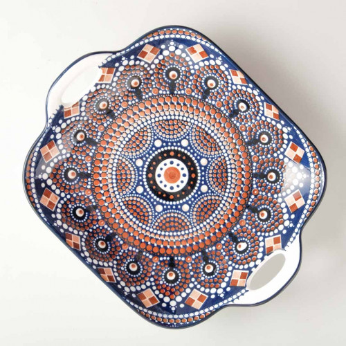 Ancala Square Dinner Plate 9.25"
