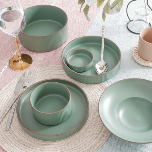 Crusae Green Semibowl Short 8.25" 3