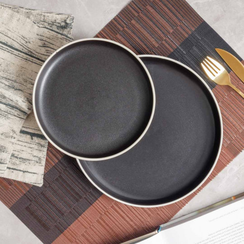 Nami Dinner Plate 9.5" - True Black 5