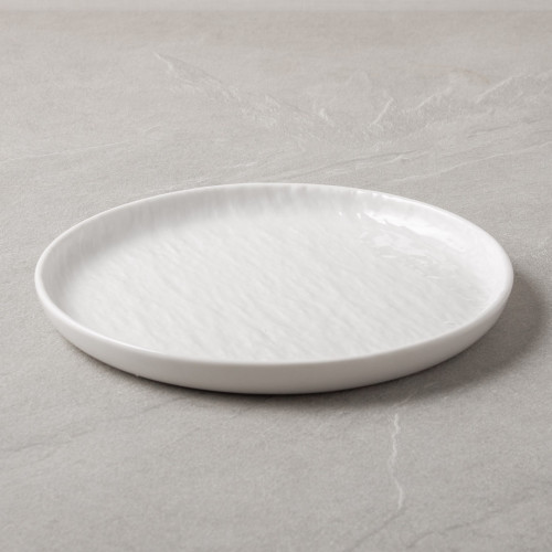 Enchanted White High-Rim Plate 8" 5
