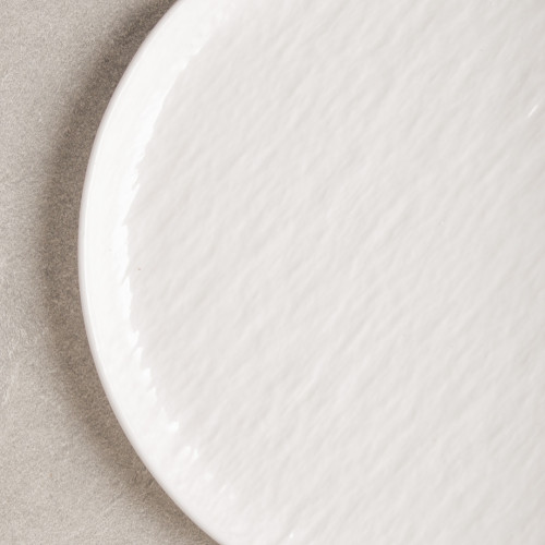 Enchanted White High-Rim Plate 10" 5