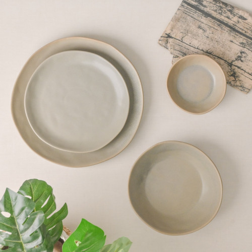 Altered Salad Plate 8" - Ashgray 5