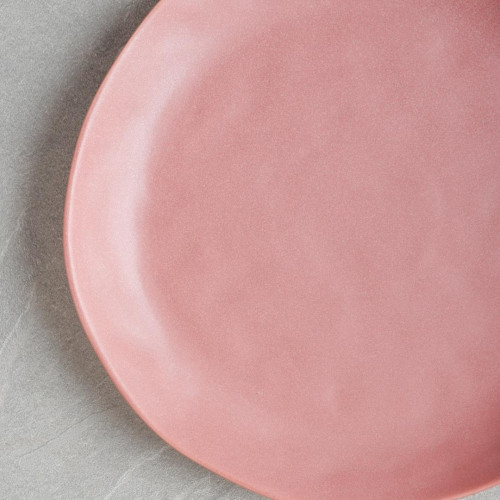 Altered Dinner Plate 11" - Powder Pink 3
