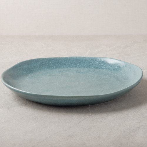 Altered Dinner Plate 11" - Teal 4
