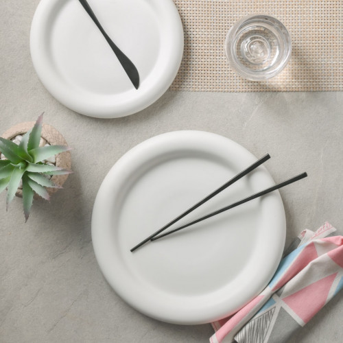 Snowdrop Glaze Presentation Plate 8" 5