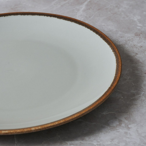 Solemn Gray Salad Plate 8" 4