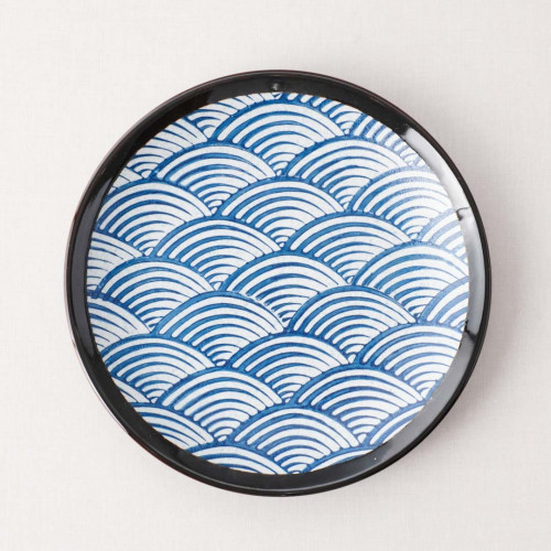Seigaiha Dinner Plate 9"