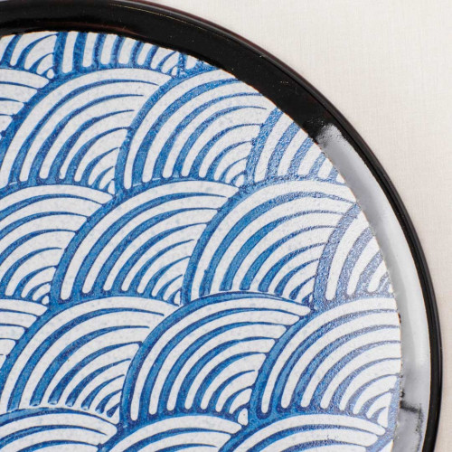 Seigaiha Dinner Plate 9" 4