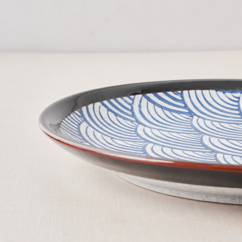 Seigaiha Dinner Plate 9" 5
