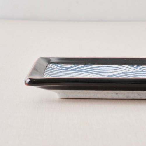 Seigaiha Long Plate 8.5" 2