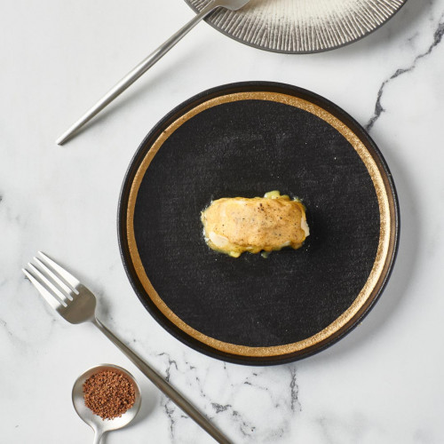 Hardstone - Brushed Gold Dinner Plate 10" 5