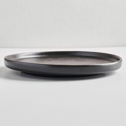 Hardstone - Solid Black Salad Plate 8" 3