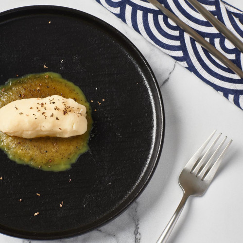 Hardstone - Solid Black Salad Plate 8" 4