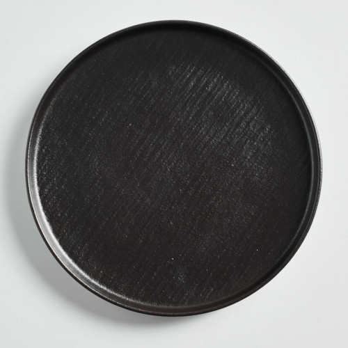 Hardstone - Solid Black Dinner Plate 10"