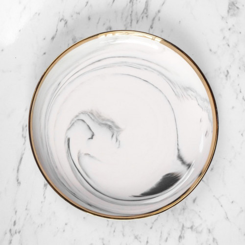 Hardstone - Solid Black Dinner Plate 10" 8