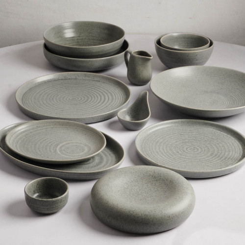 Fusion Grey Salad Plate 9" 3