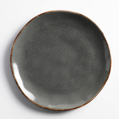 Caldera Grey Pizzara Dinner Plate 10.7"