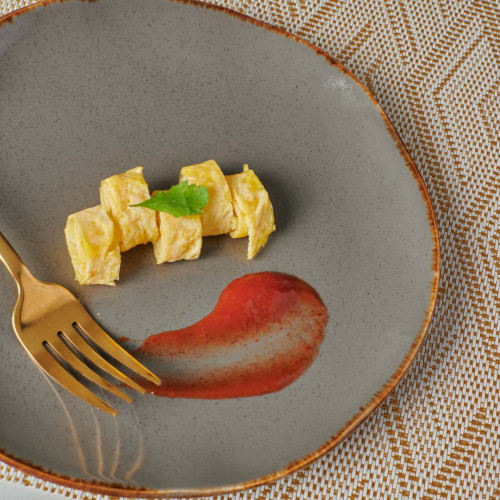 Caldera Grey Pizzara Dinner Plate 10.7" 5