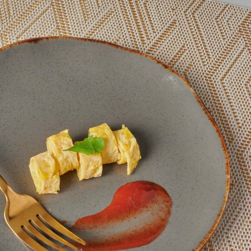 Caldera Grey Pizzara Salad Plate 8.2" 5