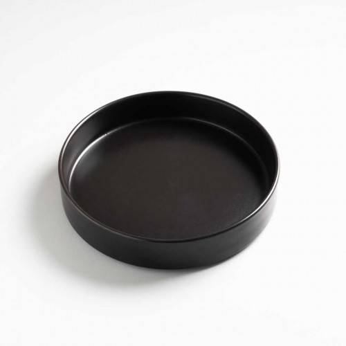Black Solitude High-Rim Plate 8" 2