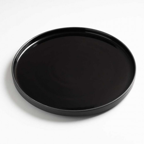 Black Solitude Short Dinner Plate Doff 2