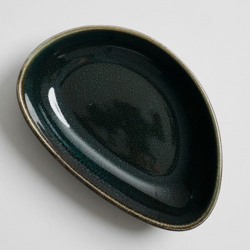 Umbra-Green Triangular Salad Plate 6"