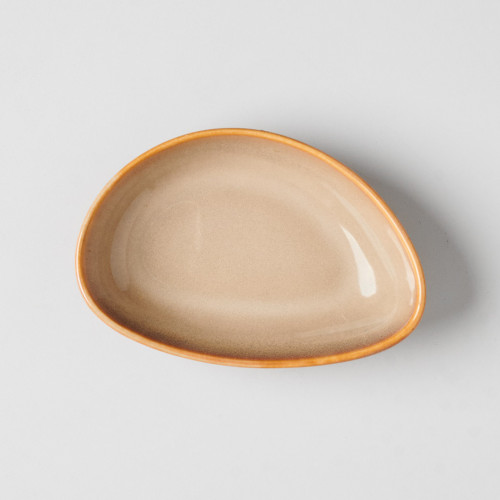 Umbra-Brown Triangular Salad Plate 6" 3